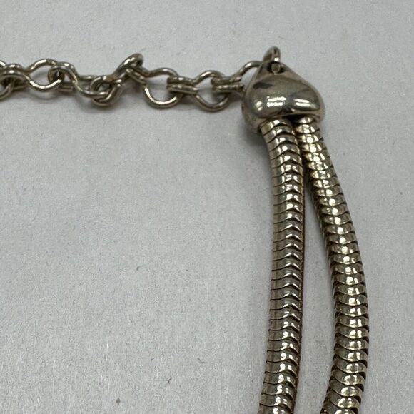 Vintage Boucher Choker Style Necklace Brutalist White Enamel Gold Tone FLAWED - Picture 10 of 16